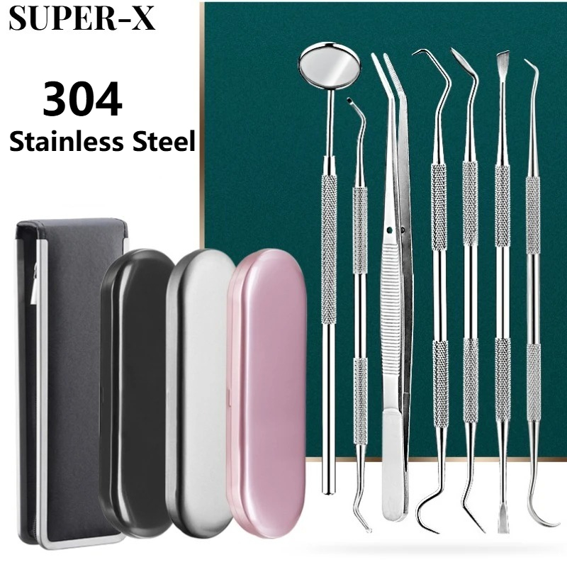 Dental Mirror Probe - SUPER-X1set Dental zestaw narzędzi ze stali